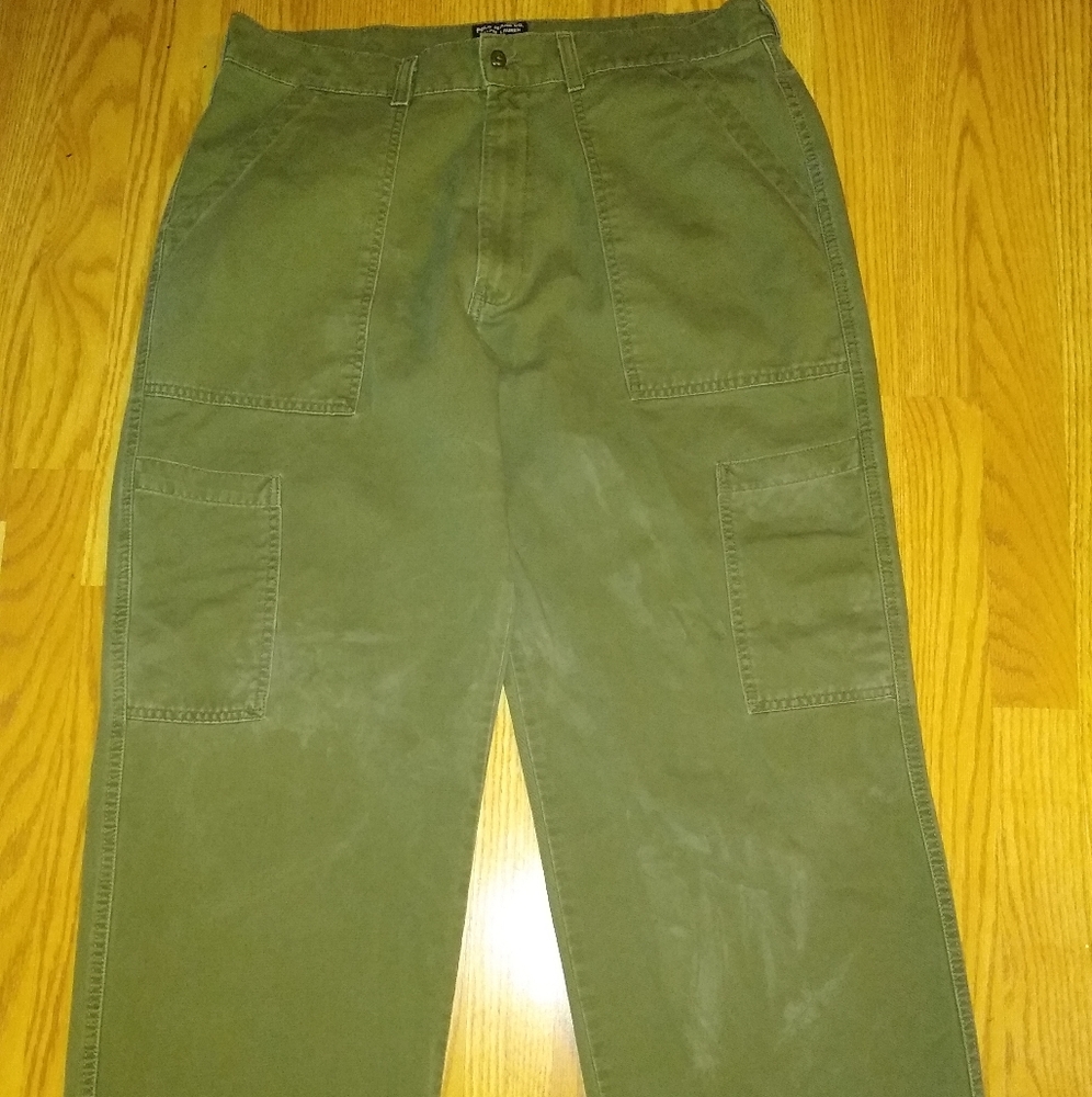 Vintage Polo Ralph Lauren Zipper Fly Green Field T